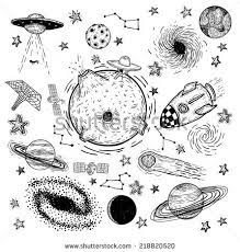 Planet Drawing Poshuk Google Tatuagem De Astronomia Ilustracoes Tatuagem De Meia Manga