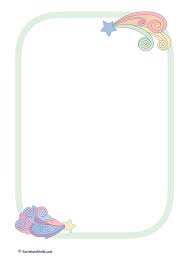 Magic Border Paper Writing Paper Printable Teaching Resources Print Play Learn Writing Paper Borders For Paper Printable Teaching Resources