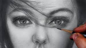 Drawing realistic pencil portraits step by step: Timelapse How To Draw Shade Realistic Face With Graphite Pencils Step By Step Youtube