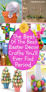 An easy spring or easter paper plate bunny craft for kids. Easy Diy Easter Decor Ideas That Look Store Bought Twins Dish
