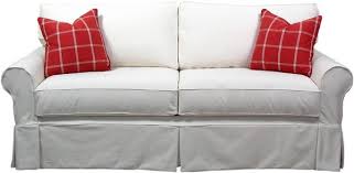 The most common cottage sofa material is cotton. Cottage Furniture Slipcovered Sofas American Country