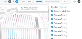 Design Critique Ticketmaster Telecharge Seating Charts