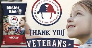 MISTER BEE Ënnerstëtzt VETERANEN DUERSCHT SPECIAL POTATO CHIPS BAGGEN