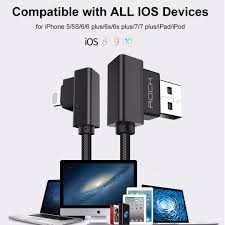 Iphone Cable Usb For Lighting Cables 90 Degree Right Angle 2 1a Fast Charger L Bending Design Cord For Iphone Ipad Mobile Phones Tablets Mobile Tablet Accessories On Carousell
