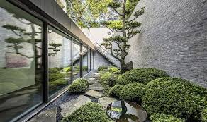 Gartenlandschaft Peter Berg Privatgarten Am Hang Rheinland Garten Hofgarten Und Moderner Japanischer Garten