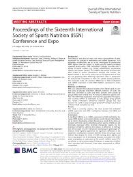 Pdf Proceedings Of The Issn 2019 Conference Abstract Poster Sessions