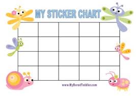Toddler Sticker Chart Printable Bismi Margarethaydon Com