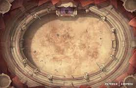 Colosseum Of Challenges 43x28 Cze And Peku On Patreon Tabletop Rpg Maps Dungeon Maps Fantasy Map