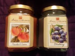 Home Interiors And Gifts Peaches And Cream And Blueberry Jar Candles 7 5 Oz Candle Jars Home Interiors And Gifts Peaches N Cream