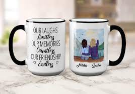 Best Friends Mug Custom Best Friend Mug Customized Best Friend Coffee Mug Best Friend Gift Our Laughs Limit Custom Cup Friends Coffee Mug Friend Mugs Best Friend Mug