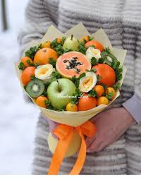 Pin By Lynn Prisca On Sedobnye Bukety Fruit Bouquet Diy Food Bouquet Fruit Bouquet Ideas