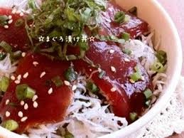 まぐろ漬け丼 321 by 栄養士のれしぴ レシピ レシピ まぐろ漬け丼 まぐろ 漬け