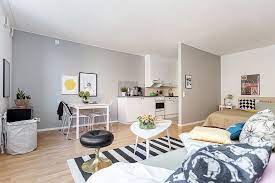 One Room Flat Small Room Design Small Apartment Design