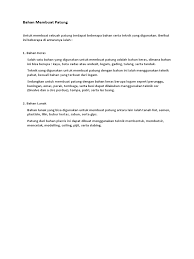 Check spelling or type a new query. Bahan Membuat Patung Docx