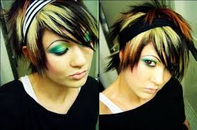 Emo hairstyle for short two colored pixie hair. How To Have Emo Hair I Think Short Emo Hairstyles Are Sexy Facebook