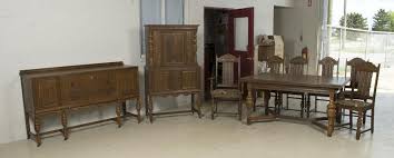 Vintage antique jacobean style dining room set 14 piece plus 3 leaves. Antique Carved Jacobean Style Dining Set