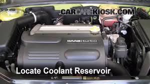 Leaking coolant is usually a sign that your water pump needs to be replaced. Coolant Flush How To Saab 9 3 2003 2007 2004 Saab 9 3 Arc 2 0l 4 Cyl Turbo Convertible 2 Door