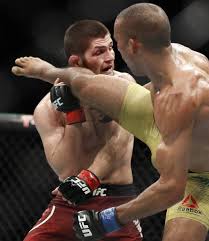 Edson barboza is a brazilian mma & ufc fighter with black belt in taekwondo, black prajied in muay thai & purple enjoy watching low kick,middle kick and high kick performances by edson barboza. Khabib Eating Barboza S Spinning Back Kick Page 4 Sherdog Forums Ufc Mma Boxing Discussion