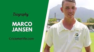 Marco jansen recently took to instagram stories to announce that he is traveling to india from south africa to join his mumbai indians teammates ahead of ipl 2021. Marco Jansen Biography Age Height Wife Family Etc Cricketer Life