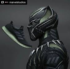 Adidas Black And Yellow Running Shoes Black Panther X Adidas Sneakers Fashion Running Shoes For Men Sneakers