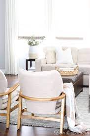 Coastal Modern Affordable Accent Chairs At Lionandlantern Com Haddie Wood Frame Cl Cozy Coastal Living Room Coastal Decorating Living Room Living Room Chairs