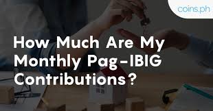 Pag Ibig Contribution Table How Much To Pay Every Month