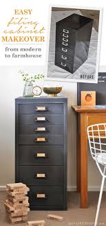 How To Transform A Metal File Cabinet From Modern To Farmhouse Metal Filing Cabinet Filing Cabinet Home Decor Bedroom