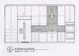Detailed Elevation Drawings Kitchen Bath Bedroom On Behance Kitchen Elevation Modern Kitchen Elevation Kitchen Cabinet Design