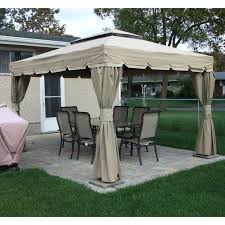 Rona Sojag 10x12 Montego Bay Replacement Canopy And Netting Garden Winds Canada Gazebo Replacement Canopy Gazebo Gazebo Canopy