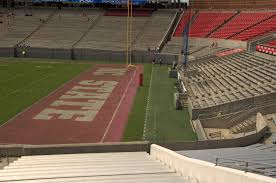 carter finley stadium section 1 rateyourseats com