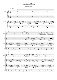 Print and download sheet music for heart and soul by hoagy carmichael. Heart And Soul Four Hands Sheet Music For Piano Mixed Quartet Musescore Com