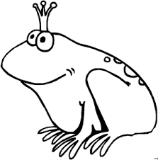Frosch Mit Krone Ausmalbild Malvorlage Comics