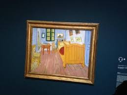 Inspired by the japanese prints that van gogh studied, he omitted shadows from the picture. Van Gogh Museum Van Gogh S Vincent S Bedroom In Arles 1888 Izobrazhenie Muzej Van Goga Amsterdam Tripadvisor
