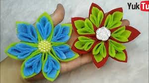 Maybe you would like to learn more about one of these? 17 Cara Membuat Bros Bunga Dari Kain Flanel Youtube