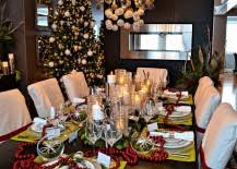 Christmas decorations for a dining room, simple, low cost and easy ways to decorate for the season. 21 Dining Room Christmas Decorating Ideas With Festive Flair