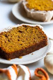 Spiced pumpkin bread with maple vanilla icing. Pumpkin Spice Bread With Maple Cream Cheese Frosting Baking The Goods