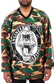 Download The Cyco Serpent Hockey Jersey In Camo Swag Outfits Men Long Sleeve Tshirt Men Mens Outfits