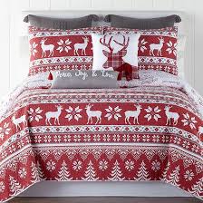 north pole trading company holiday 100 cotton 3 pc quilt