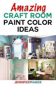 It's affordable and comes in every color you could possibly need. Craft Room Paint Colors Ideas Jennifer Maker