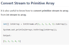 Java 8 Convert Intstream To Collection Or Array Howtodoinjava