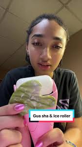 Affordable Gua Sha & Ice Roller Set for Sculpting and Tightening Skin