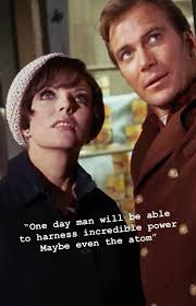 Joan Collins, William Shatner in 'The City On The Edge Of Forever': Star  Trek Season 1, Episode 28, Aired April 6, 1967.