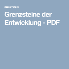 Ein grenzstein (auch abmarkung, markstein oder bannstein) ist eine übliche kennzeichnung von grenzpunkten (eckpunkten, knickpunkten oder knotenpunkten) einer flurstücksgrenze. Grenzsteine Der Entwicklung Pdf Entwicklung Entwicklungsgesprach Kindliche Entwicklung