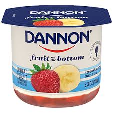 Another option to consider is the soy . Dannon Fruit On The Bottom Strawberry Yogurt