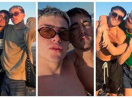 Juan Otero, el hijo de Florencia Peña, presentó a su novio: las románticas  imágenes