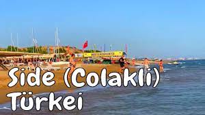 Featuring a beach bar, lounge chairs and umbrellas, the golden beach is just 350 metres away. So Sieht Es Heute In Side Colakli Side Im Mai 2021 Turkei Aus Strand Youtube
