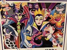 Disney villains 1500 piece puzzle! Disney Villains Puzzle 1500 For Sale Picclick