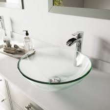 vigo crystalline glass vessel bathroom
