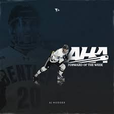 AJ Hodges notched a hat trick and added an assist to help Bentley get past  Sacred Heart in the conference semifinals! The Falcons take