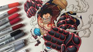 ↑ sbs one piece manga — vol. Drawing Monkey D Luffy Gear 4 One Piece Youtube